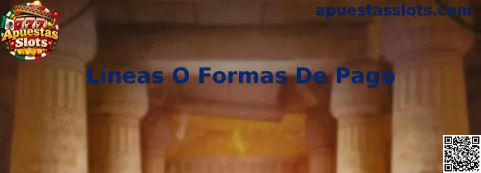Guía visual sobre líneas o formas de pago en Apuestas Slots